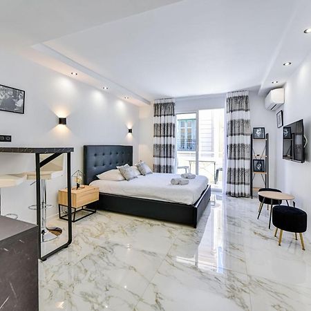 Large Studio - 50M Cannes Beach - Terrace Sea View エクステリア 写真